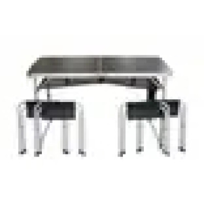 Набір меблів Tramp МДФ стіл 120х60х55/60/70см+4 табурета,органайзер,чохол TRF-067