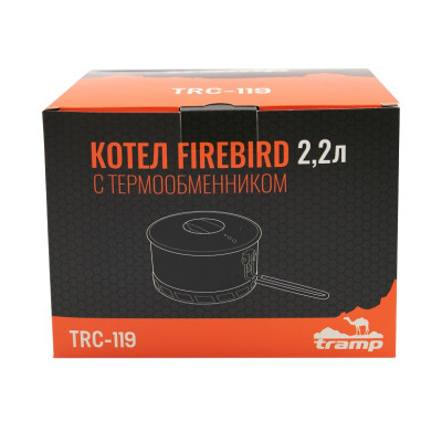 Котел з теплообмінником TRAMP анодований Fireberd, 2,2 л Котел з теплообмінником TRAMP анодований Fireberd, 2,2 л