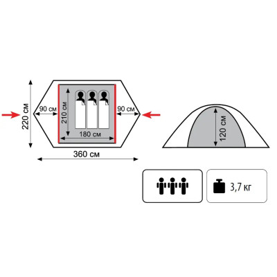 Намет Tramp Lite Erie