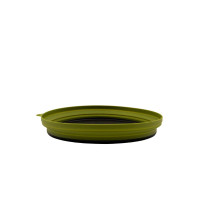 Тарілка TRAMP силіконова з пластиковим дном 1070 мл, Зелений Тарілка TRAMP силіконова з пластиковим дном 1070 мл, Зелений