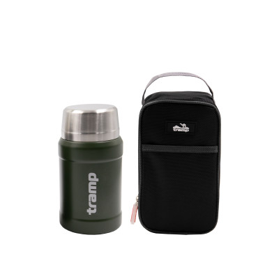 Термос TRAMP з широким горлом 800 мл в чохлі UTRC-132 Оливковий Термос TRAMP з широким горлом 800 мл в чохлі UTRC-132 Оливковий
