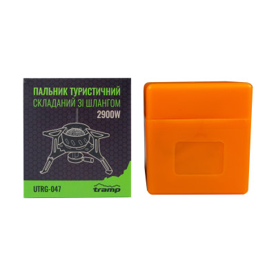 Пальник Tramp зі шлангом, п'єзопідпалом та вітрозахистом UTRG-047