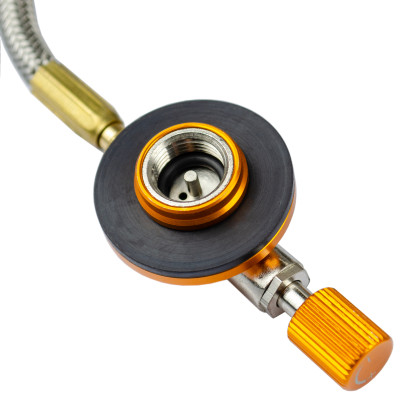 Пальник Tramp зі шлангом, п'єзопідпалом та вітрозахистом UTRG-047