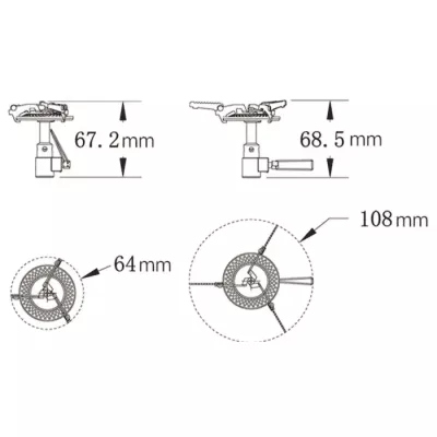 Пальник Tramp титановий UTRG-048