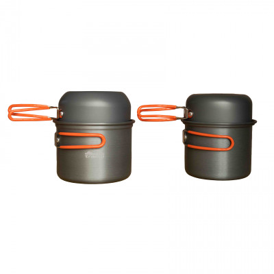 Набір посуду TRAMP з анодованого алюмінію на 1-2 персони 0,9/1,3л UTRC-075 Набір посуду TRAMP з анодованого алюмінію на 1-2 персони 0,9/1,3л UTRC-075