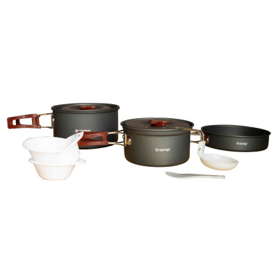 Набір посуду Tramp з анодованого алюмінію на 2-3 персони 1,1/1,7л UTRC-143 (024)