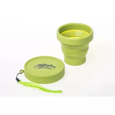 Стакан складаний TRAMP силіконовий з кришкою 180мл UTRC-083, Зелений Стакан складаний TRAMP силіконовий з кришкою 180мл UTRC-083, Зелений