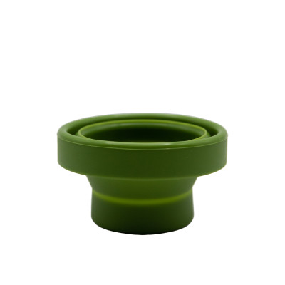 Стакан складаний TRAMP силіконовий з кришкою 180мл UTRC-083, Зелений Стакан складаний TRAMP силіконовий з кришкою 180мл UTRC-083, Зелений