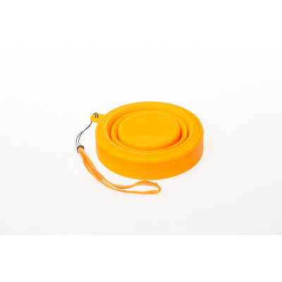 Стакан складаний TRAMP силіконовий з кришкою 180мл UTRC-083, Помаранчевий