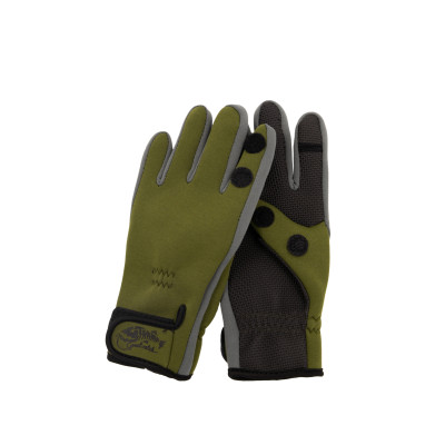 Рукавиці TRAMP Effort неопренові 1,5мм зелені/сірі UTRGB-002 XL