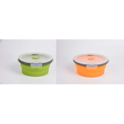 Контейнер TRAMP складаний силіконовий з кришкою защіпкою 550мл UTRC-088 , Помаранчевий Контейнер TRAMP складаний силіконовий з кришкою защіпкою 550мл UTRC-088 , Помаранчевий