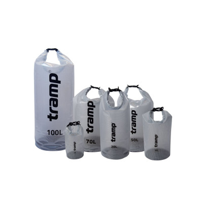 Гермомішок TRAMP PVC transparent 100л UTRA-109 Гермомішок TRAMP PVC transparent 100л UTRA-109