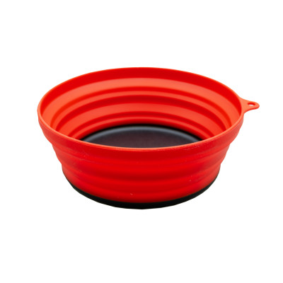 Тарілка TRAMP силіконова з пластиковим дном 550 мл UTRC-123, Терракотовий