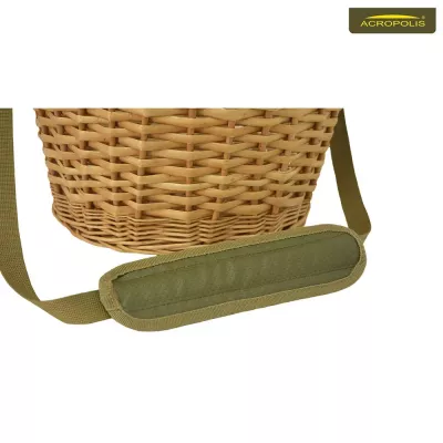 Кошик для грибів плетений з лози Acropolis РНГ-6