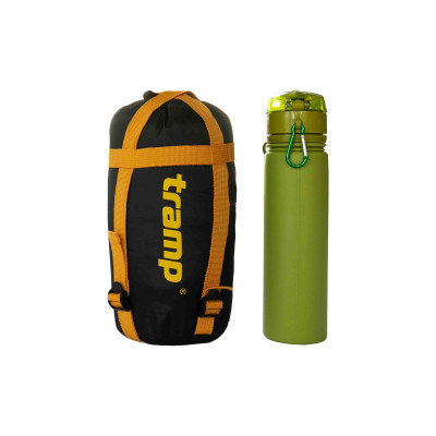 Спальний мішок Tramp Airy Light ковдра, лівий yellow/grey 190/80 UTRS-056 Спальний мішок Tramp Airy Light ковдра, лівий yellow/grey 190/80 UTRS-056