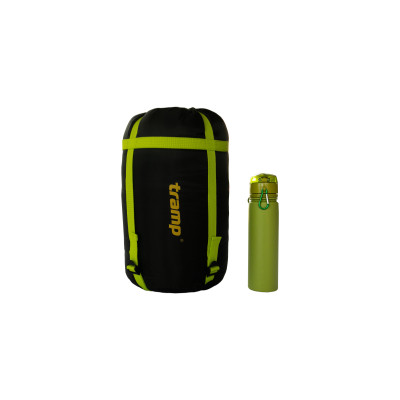 Спальний мішок Tramp Hiker Regular кокон правий olive/grey 220/80-55 UTRS-051R