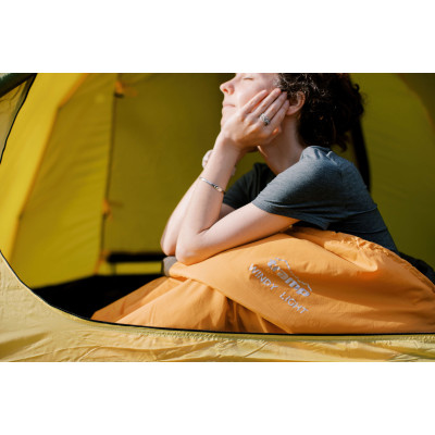 Спальний мішок Tramp Windy Light кокон правий yellow/grey 220/80-55 UTRS-055 Спальний мішок Tramp Windy Light кокон правий yellow/grey 220/80-55 UTRS-055
