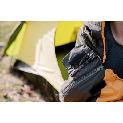 Спальний мішок Tramp Windy Light кокон правий yellow/grey 220/80-55 UTRS-055 Спальний мішок Tramp Windy Light кокон правий yellow/grey 220/80-55 UTRS-055