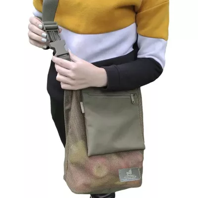 Сумка сітчаста з кишенею та плечовим ременем Acropolis МГ-1