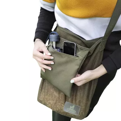 Сумка сітчаста з кишенею та плечовим ременем Acropolis МГ-1