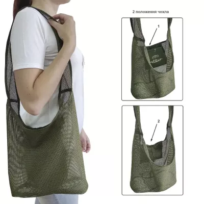 Сумка сітчаста складна з плечовим ременем Acropolis МГ-3