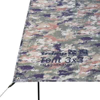Тент зі стійками Tramp Tent 3 х 3 camo UTRT-104-camo