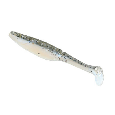 Силікон Nomura Grab Shad (їстівний) 100мм 9,7 гр. колір-043 (light blue silver glitter) 6шт