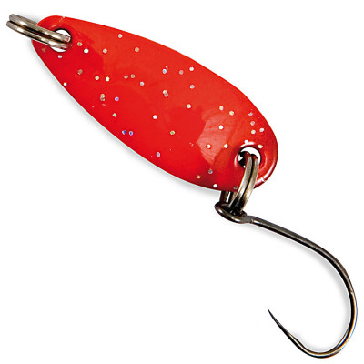 Блешня-коливалка Nomura Akira Trout 3,0гр. Fluo Red Silver Glitter