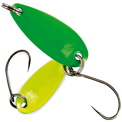 Блешня-коливалка Nomura Akira Trout 3,5гр. Fluo Green&Yellow