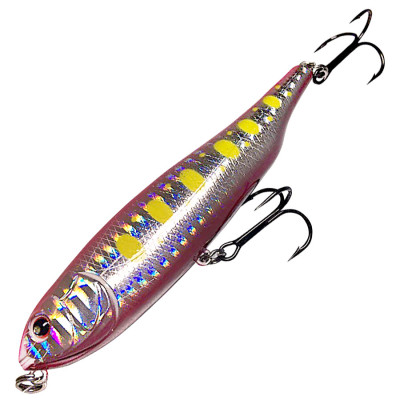 Воблер Nomura Top Water Pencil 95мм 14гр. колір-132 (SILVER PINK)