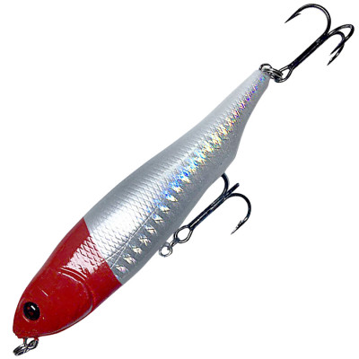 Воблер Nomura Top Water Pencil 95мм 14гр. колір-111 (RED HEAD)