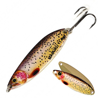 Блешня-коливалка Nomura Masuku Real Big Spoon 6см 11,6гр. Real Spotted Trout