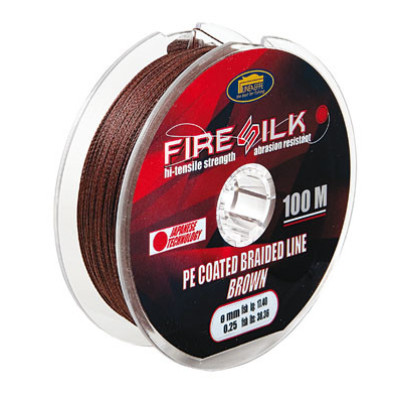 Шнур Lineaeffe Fire Silk PE Coated 100м 0,18мм FishTest-12,95кг Made in Japan Шнур Lineaeffe Fire Silk PE Coated 100м 0,18мм FishTest-12,95кг Made in Japan