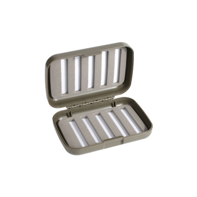Коробка для нахлистових мушок Mikado UAM-034A (12.8 x 8.6 x 3.4см.) сіра Коробка для нахлистових мушок Mikado UAM-034A (12.8 x 8.6 x 3.4см.) сіра
