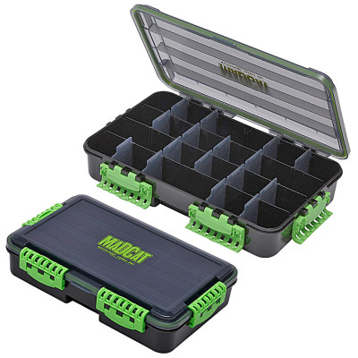 Коробка для приманок DAM MADCAT Tackle Box 4 відділення + 16 перегородок 35х22х8см Коробка для приманок DAM MADCAT Tackle Box 4 відділення + 16 перегородок 35х22х8см