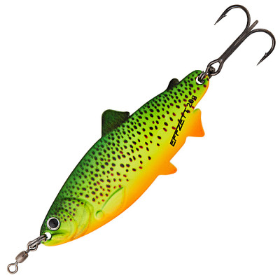 Блешня-коливалка DAM Effzett Trout Spoon 13гр 7см (fire trout uv)