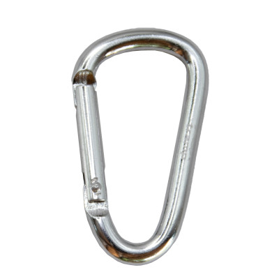 Набір карабінів алюмінієвих сувенірних Трамп 10 шт 6 см без муфти silver UTRA-300