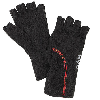 Рукавички DAM Windproof Half Finger M black (без пальців)