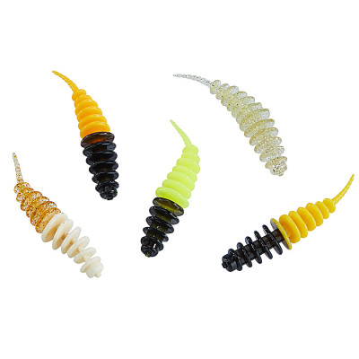 Силікон Balzer Trout Collector 7см 1,5 гр. Color Mix 2 (їстівний Garlic)