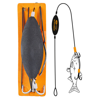 Оснащення Balzer Adrenalin Cat гачок №6/0, трійник №3/0, 35гр, 200см, 100кг.