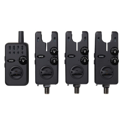 Набір сигналізаторів у кейсі DAM U4X Bite Alarm Set 2+1 Green/Red Набір сигналізаторів у кейсі DAM U4X Bite Alarm Set 2+1 Green/Red