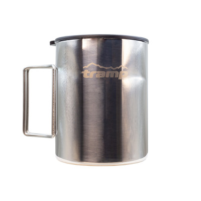 Термокружка TRAMP зі складаними ручками та поїлкою 500мл UTRC-142 метал