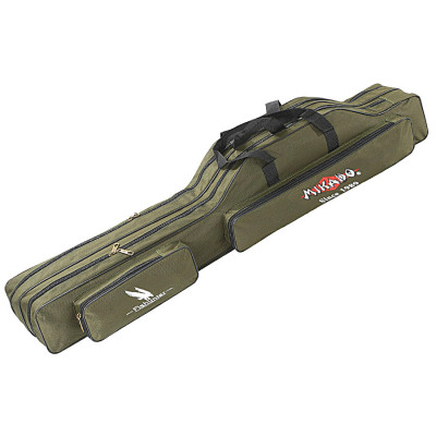 Чохол Mikado UWD-12003G-W для 3-х вудилищ з котушками 140см зелений