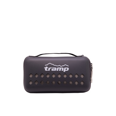 Рушник з мікрофібри в чохлі TRAMP Pocket Towel 75х150 XL grey UTRA-161