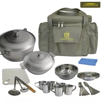 Набір для пікніка (посуд на 6 персон та термосумка) Acropolis СДП-1 Набір для пікніка (посуд на 6 персон та термосумка) Acropolis СДП-1