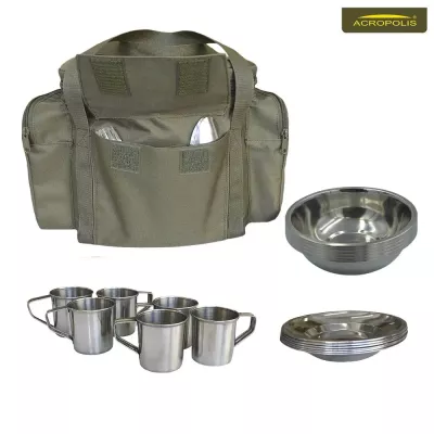Набір для пікніка (посуд на 6 персон та термосумка) Acropolis СДП-1 Набір для пікніка (посуд на 6 персон та термосумка) Acropolis СДП-1