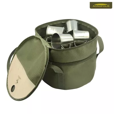 Набір для пікніка (посуд на 4 персони та сумка) Acropolis СДП-3 Набір для пікніка (посуд на 4 персони та сумка) Acropolis СДП-3