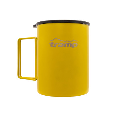 Термокружка TRAMP зі складаними ручками та поїлкою 400мл UTRC-137 гірчичний