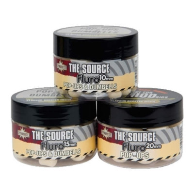 Бойли Dynamite Baits Source White Fluro 15mm - DY056 Бойли Dynamite Baits Source White Fluro 15mm - DY056