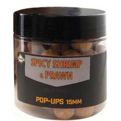Бойли плаваючі DYNAMITE BAITS Spicy Shrimp & Prawn - Foodbait Pop-Up 15mm - DY976 Бойли плаваючі DYNAMITE BAITS Spicy Shrimp & Prawn - Foodbait Pop-Up 15mm - DY976